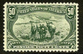 1898 U.S. Trans-Mississippi 50-Cent Western Mining Prospector Stamp – Scott 291