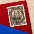 1890 U.S. Admiral Farragut $1 Black Postage Stamp – Scott 219