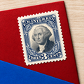 1871 U.S. Internal Revenue 3-Cent George Washington Revenue Stamp – Scott R105